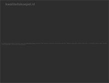 Tablet Screenshot of m.kwaliteitskoepel.nl